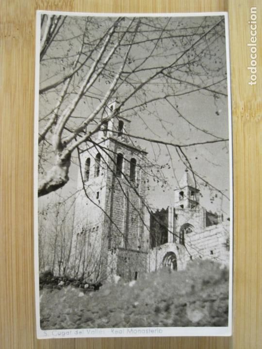 Postcards: SANT CUGAT DEL VALLES-REAL MONASTERIO-FOTOGRAFICA-POSTAL ANTIGUA-(102.163)
