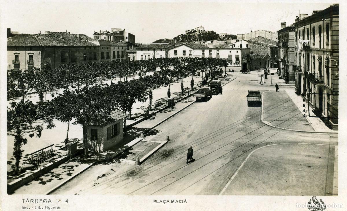 Postales: TARREGA - PLA&Ccedil;A MACIA (N&ordm; 4 ORIOL) - Foto 1