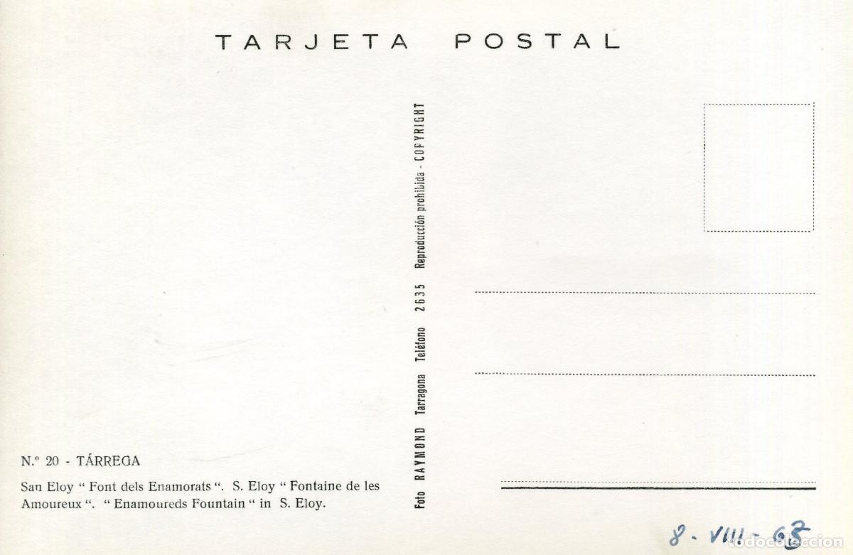 Postales: TARREGA - SAN ELOY - Foto 2