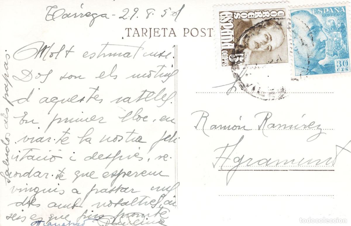 Postales: TARREGA - PARQUE DE SAN ELOY - Foto 2