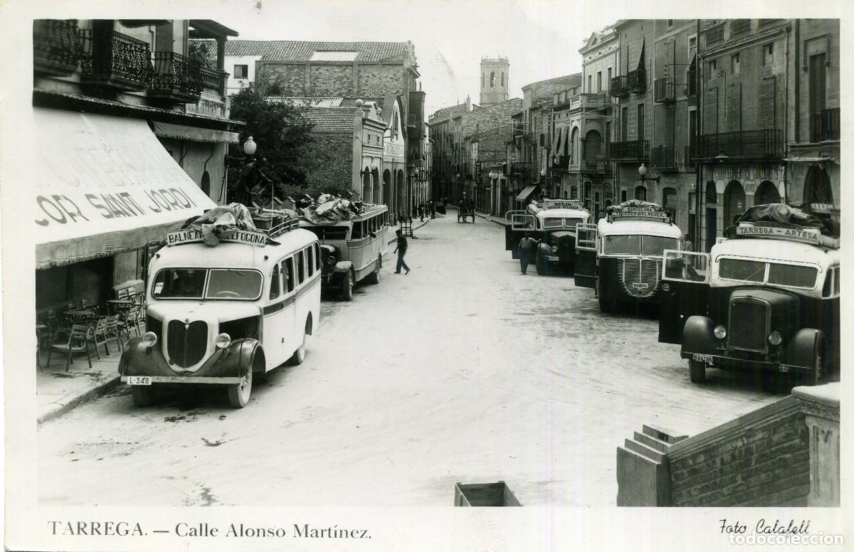 Postales: TARREGA - CALLE ALONSO MARTINEZ