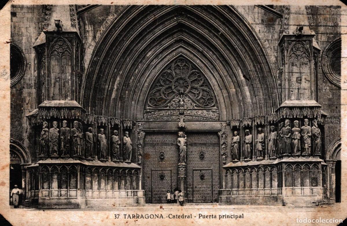 Postales: Tarragona puerta principal escrita - Foto 1