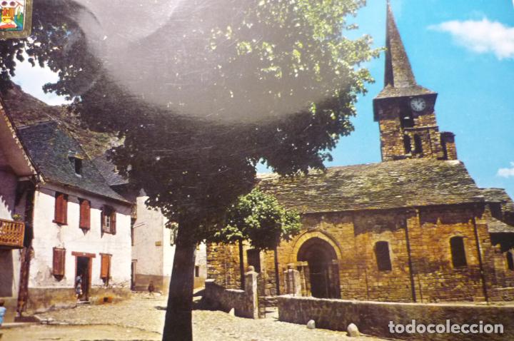 Postales: postal vall d&acute;aran,-bossost iglesia parroquial circulada