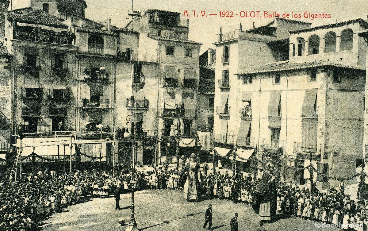 Postales: OLOT - BAILE DE LOS GIGANTES - Foto 1