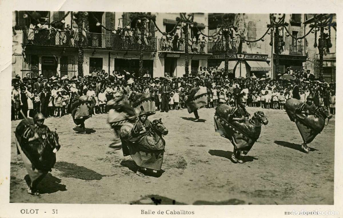 Postales: OLOT - BAILE DE CABALLITOS - Foto 1
