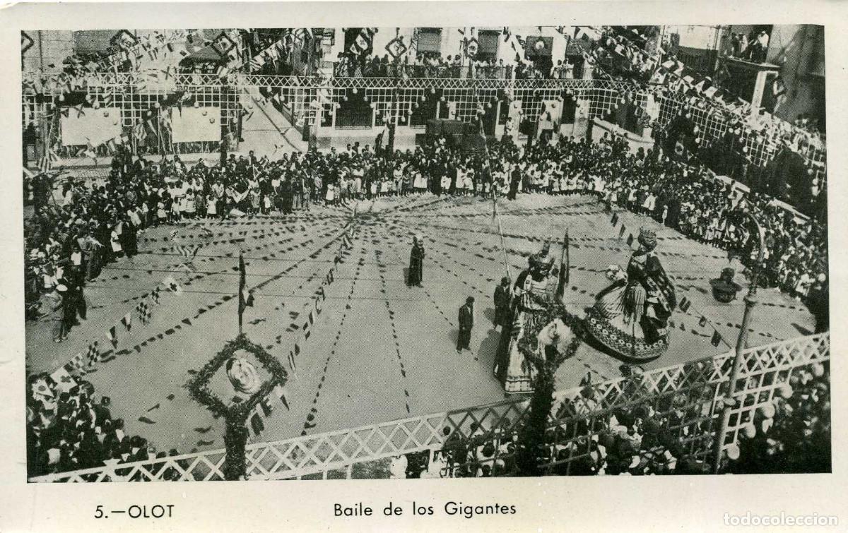 Postales: OLOT - BAILE DE LOS GIGANTES - Foto 1