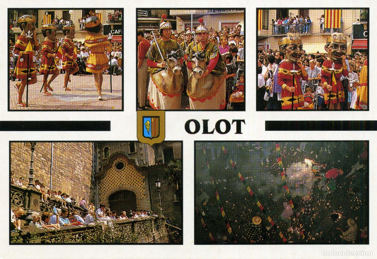 Postales: OLOT - FESTES. DIFERENTS ASPECTES - Foto 1