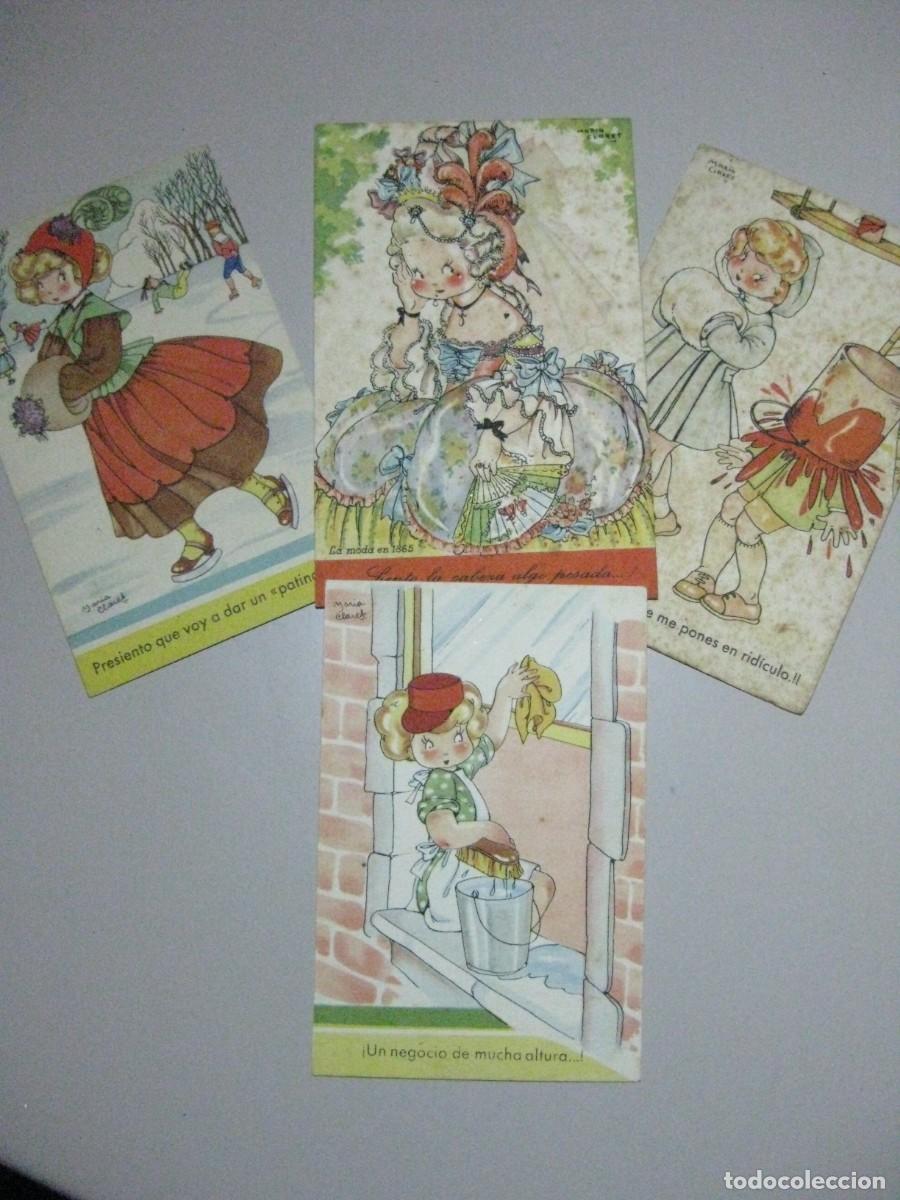 Postales: CUATRO POSTALES ANTIGUAS ILUSTRADAS POR MARIA CLARET