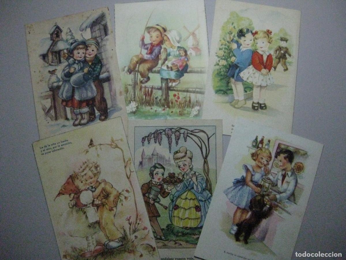 Postales: SEIS POSTALES ANTIGUAS INFANTILES