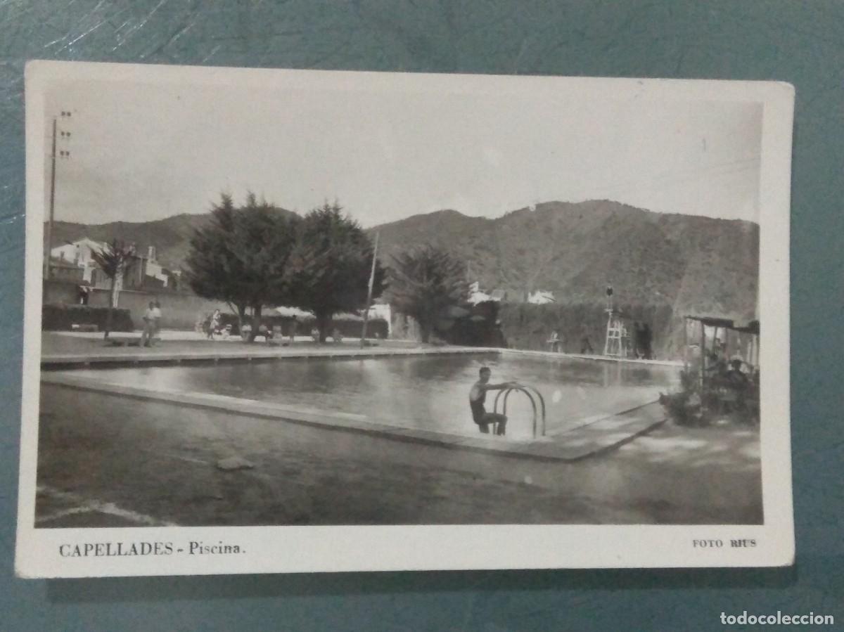 Postales: POSTAL CAPELLADES . PISCINA. - Foto 1