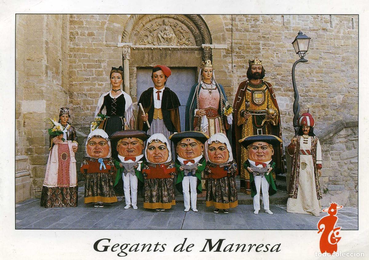 Postales: MANRESA - GEGANTS - Foto 1