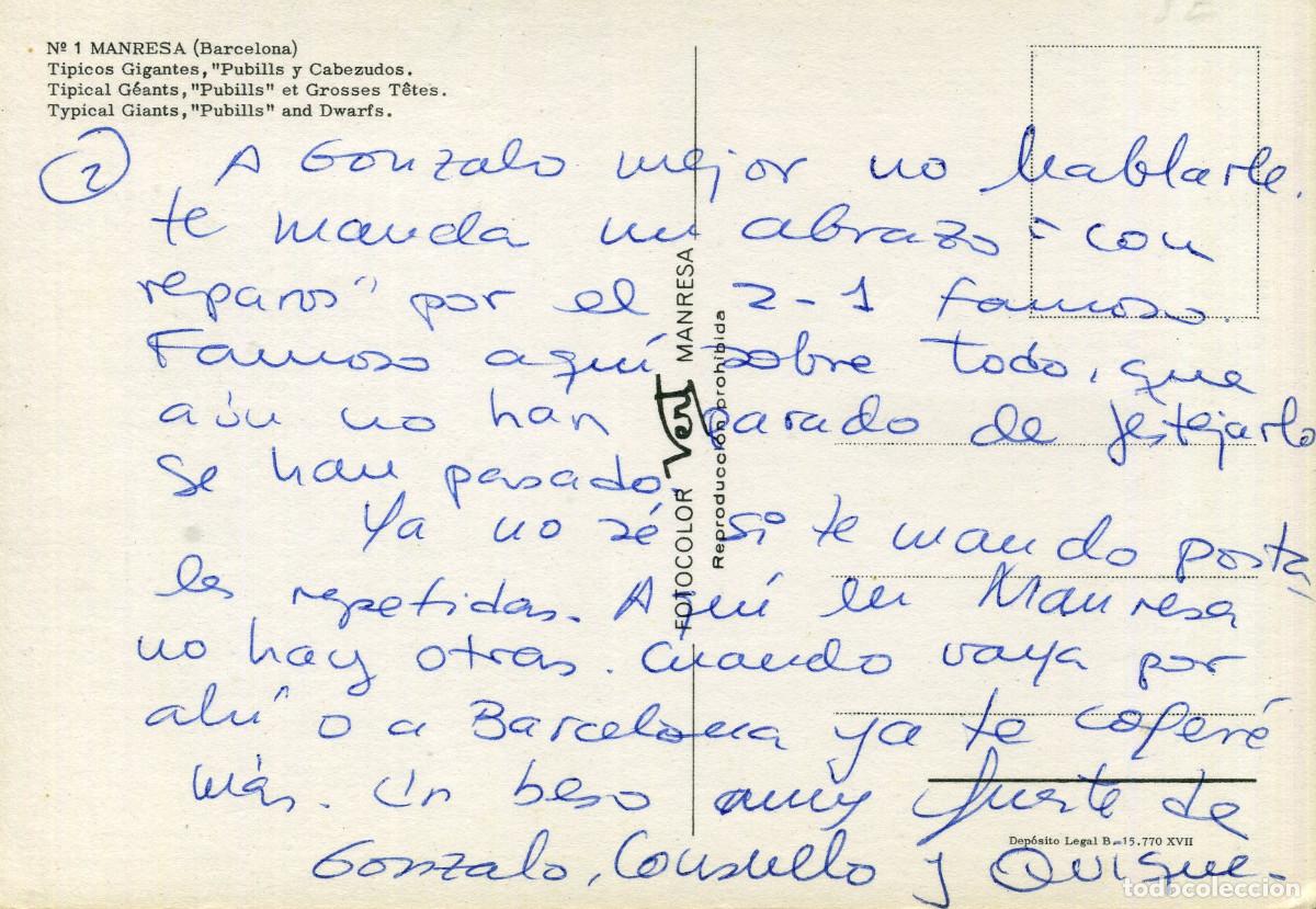 Postales: MANRESA - GEGANTS - Foto 2