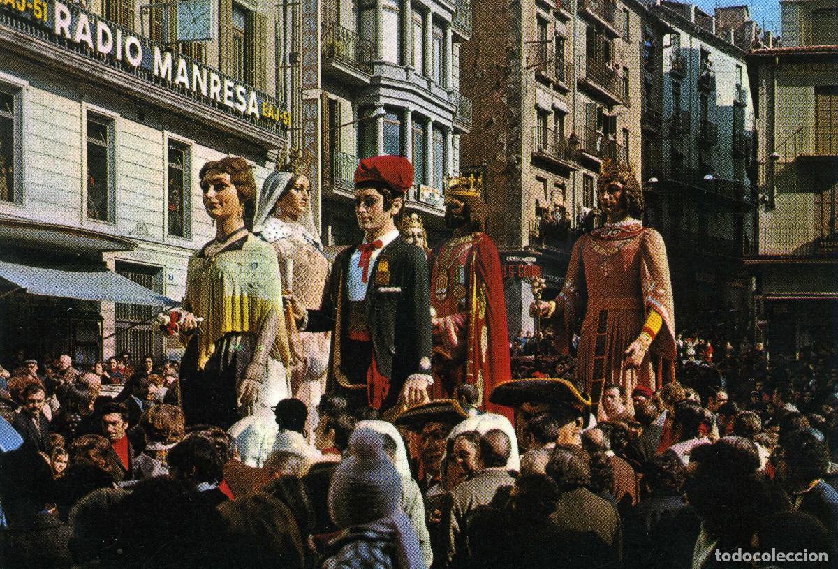 Postales: MANRESA - GEGANTS - Foto 1