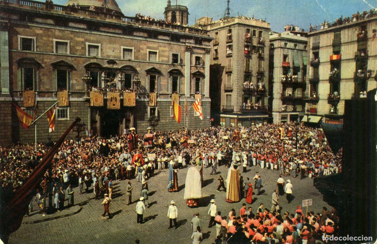 Postales: BARCELONA - COMPARSA DE GIGANTES - Foto 1