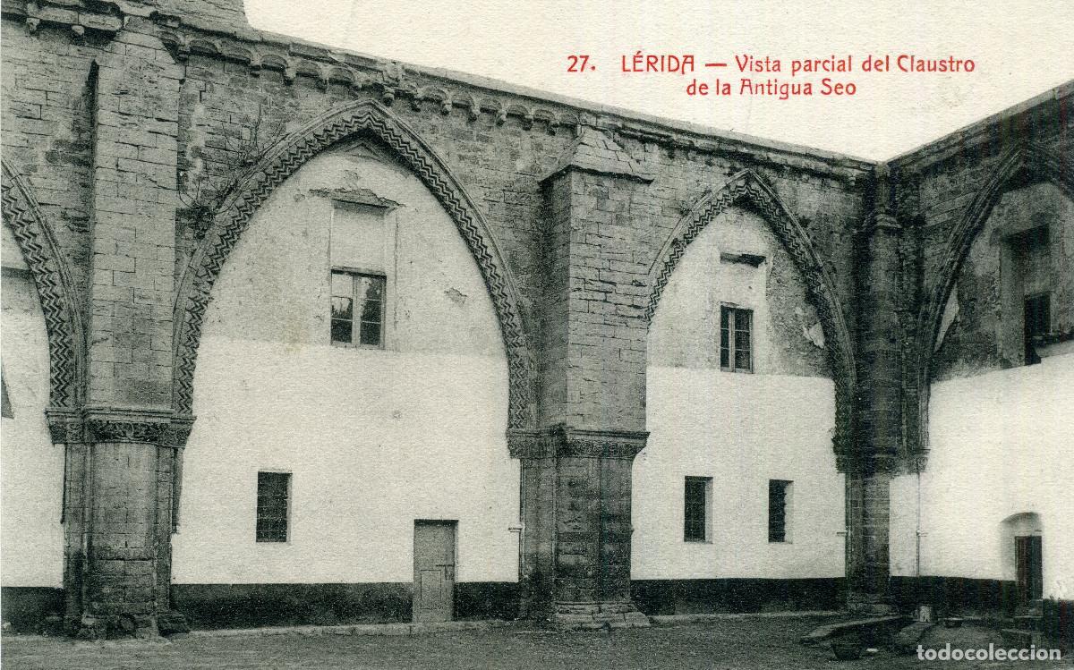 Postales: LERIDA - VISTA PARCIAL DEL CLAUSTRO