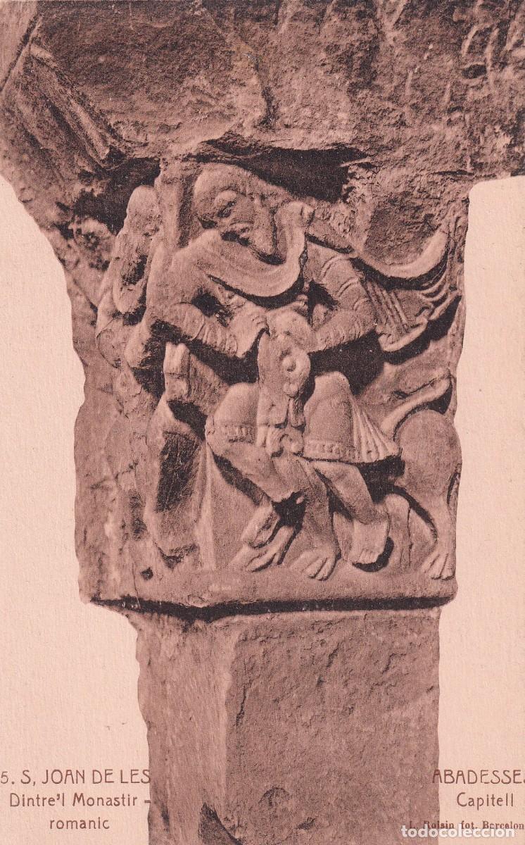 Postcards: SANT JOAN DE LES ABADESSES - CAPITEL ROM&Aacute;NICO