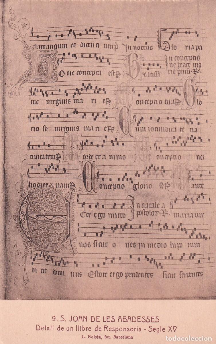 Postais: SANT JOAN DE LES ABADESSES - DETALLE DE UN LIBRO