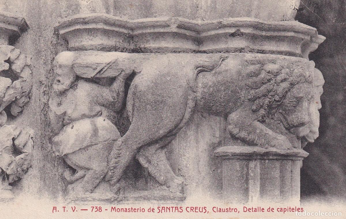 Postales: MONASTERIO SANTES CREUS - DETALLE DE CAPITELES