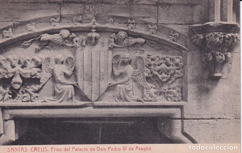 Postales: MONASTERIO SANTES CREUS - FRISO DEL PALACIO DE DON PEDRO III DE ARAG&Oacute;N