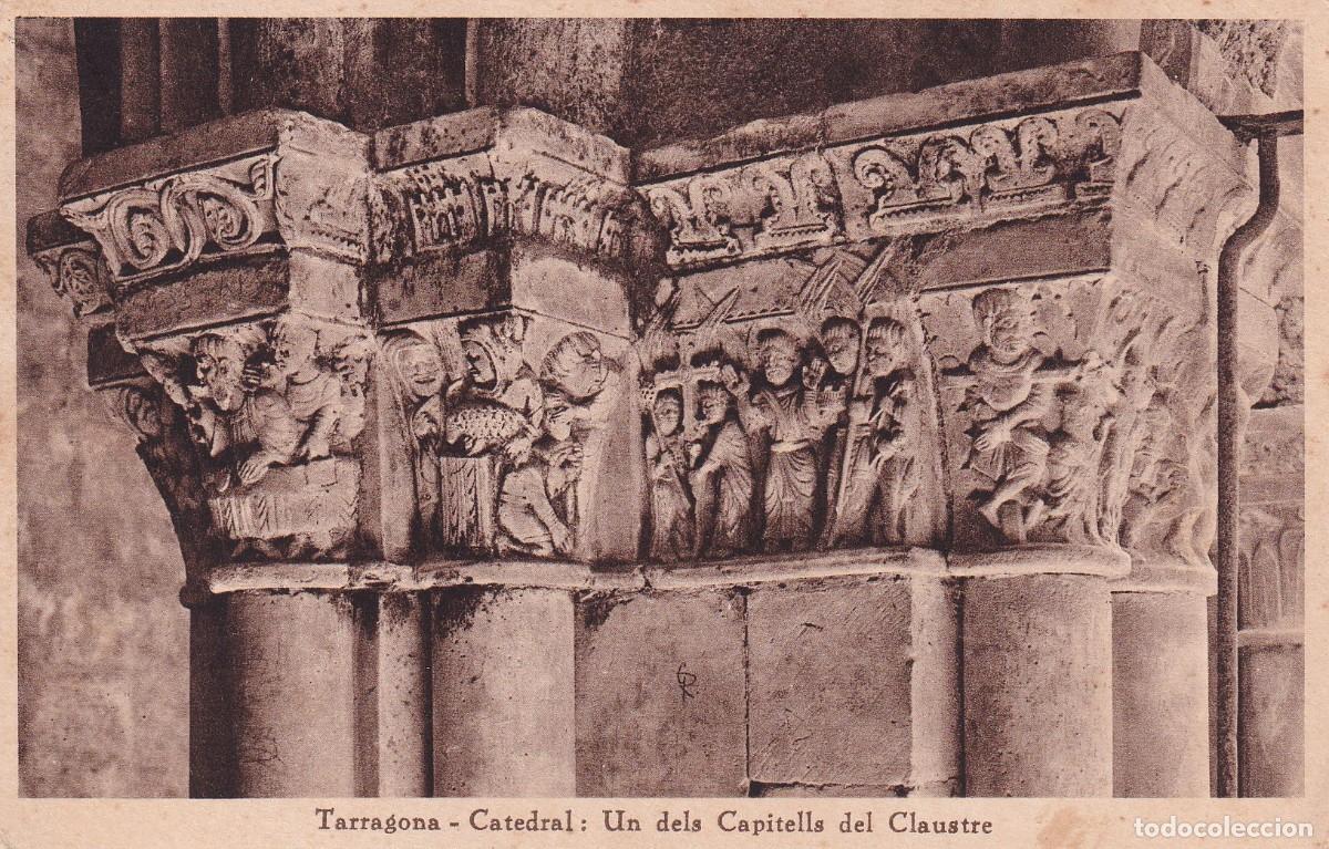 Postales: TARRAGONA - CATEDRAL. CAPITEL DEL CLAUSTRO - Foto 1