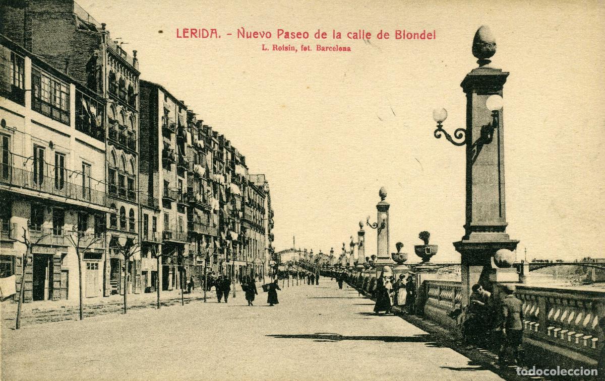 Postales: LERIDA - NUEVO PASEO DE LA CALLE BLONDELL