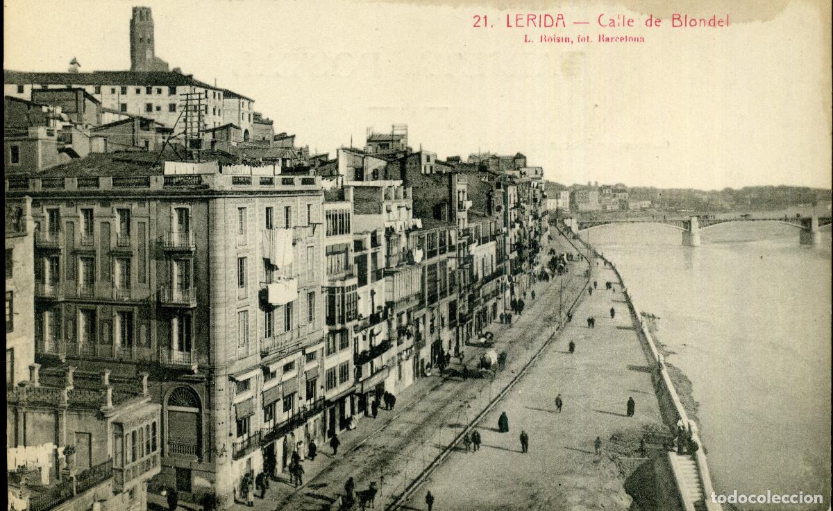Postales: LERIDA - CALLE DE BLONDEL
