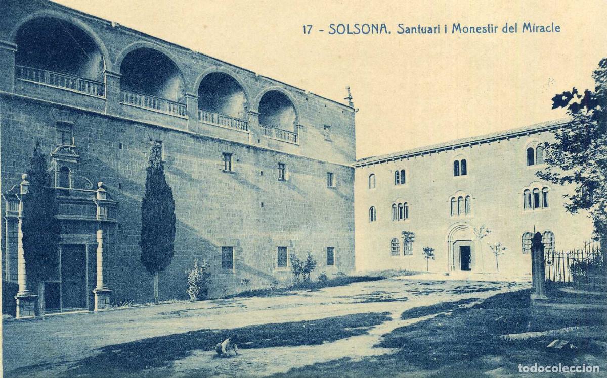Postales: SOLSONA - SANTUARI I MONESTIR DEL MIRACLE - Foto 1