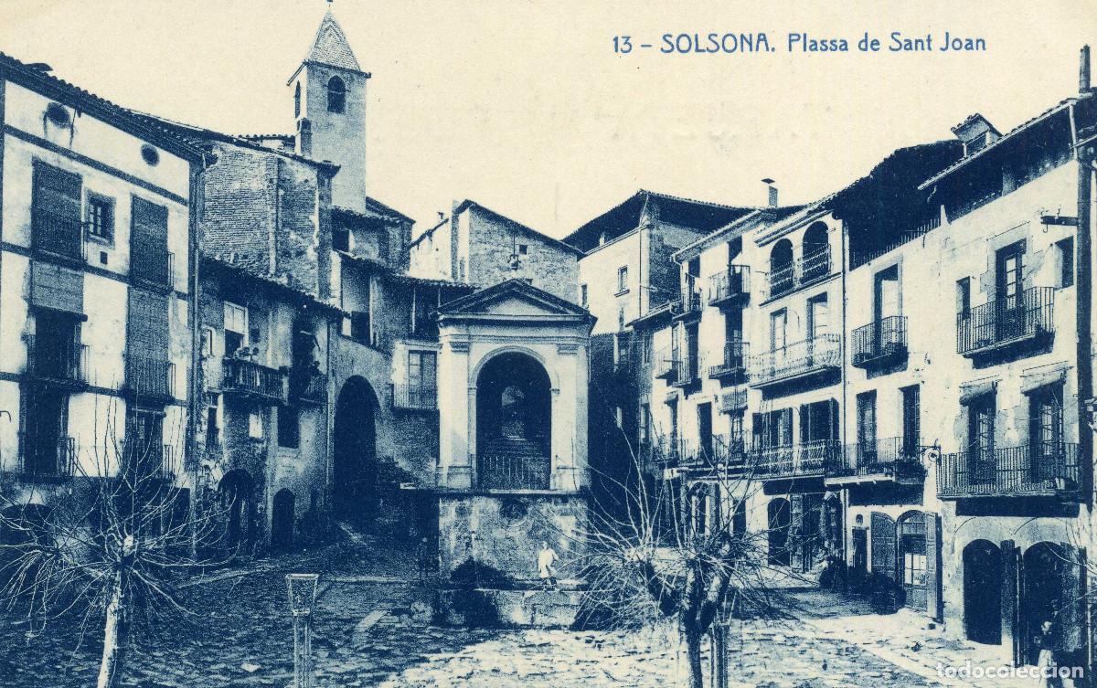Postales: SOLSONA - PLASSA DE SANT JOAN - Foto 1