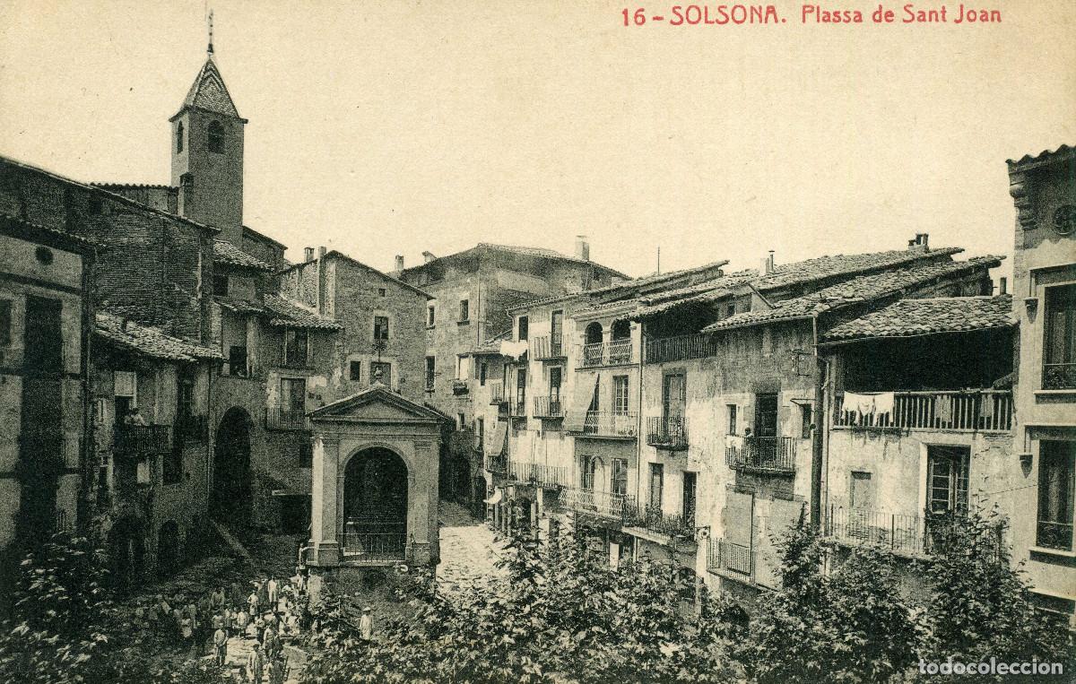 Postales: SOLSONA - PLASSA DE SANT JOAN - Foto 1