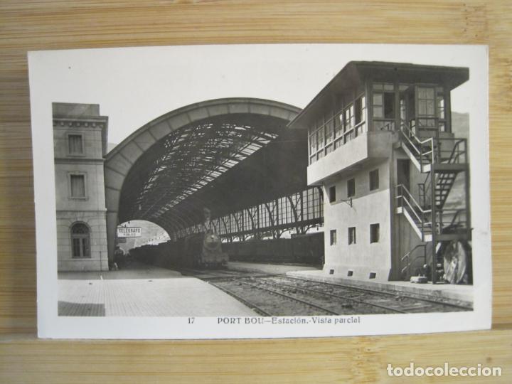 Cartoline: PORTBOU-PORT BOU-ESTACION FERROCARRIL-FOTOGRAFICA-POSTAL ANTIGUA-(102.468)