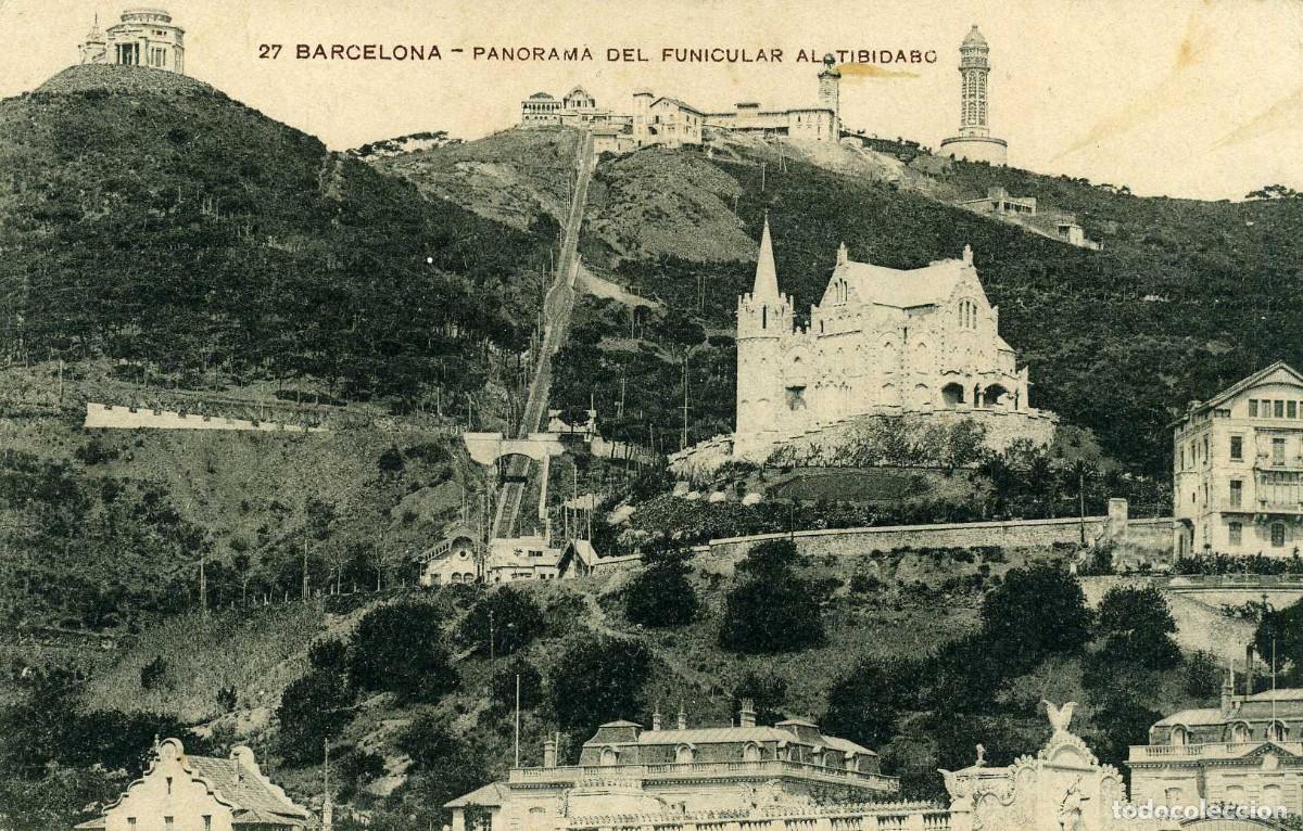 Postales: BARCELONA - PANORAMA DEL FUNICULAR - Foto 1