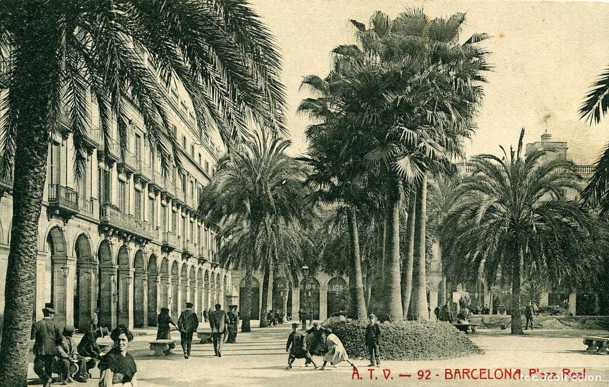 Postales: BARCELONA - PLAZA REAL - Foto 1