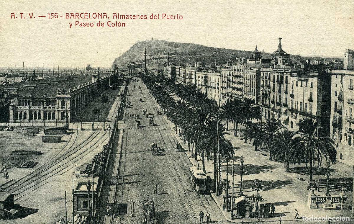 Postales: BARCELONA - ALMACENES DEL PUERTO - Foto 1