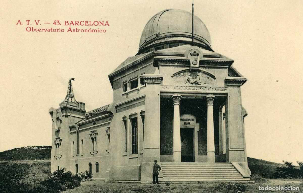 Postales: BARCELONA - OBSERVATORIO ASTRONOMICO - Foto 1