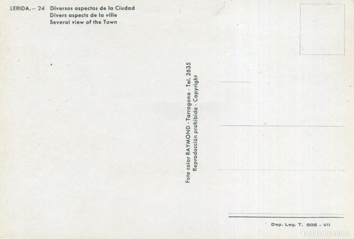 Postales: LERIDA - DIVERSOS ASPECTOS DE LA CIUDAD - Foto 2