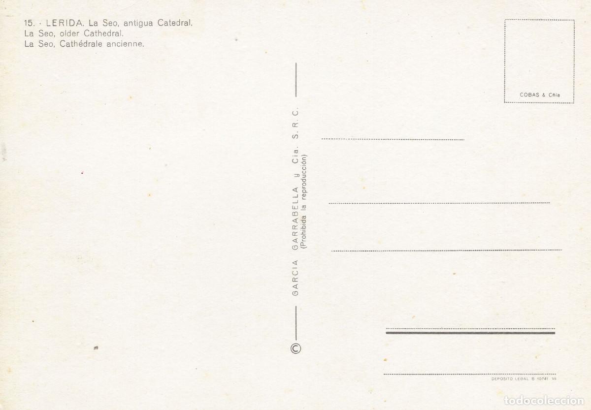 Postales: LERIDA - LA SEO ANTIGUA - Foto 2