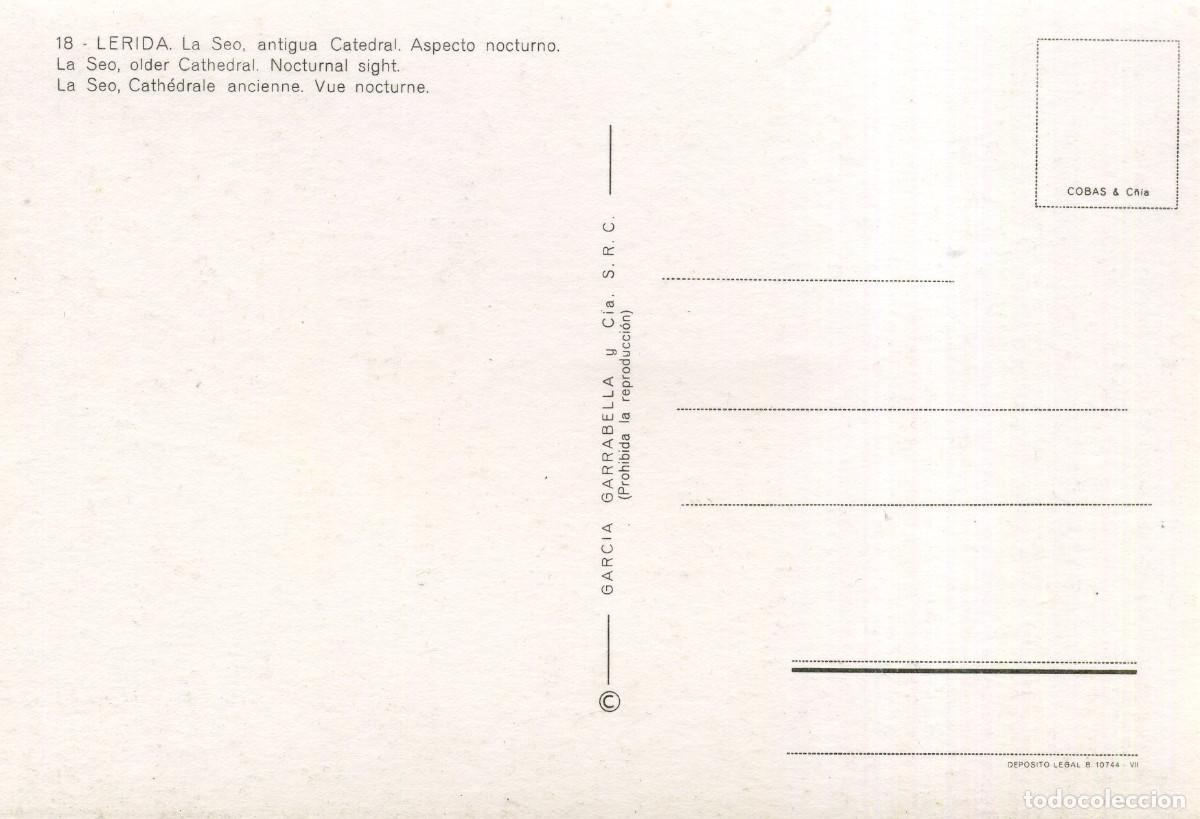 Postales: LERIDA - LA SEO ANTIGUA - Foto 2