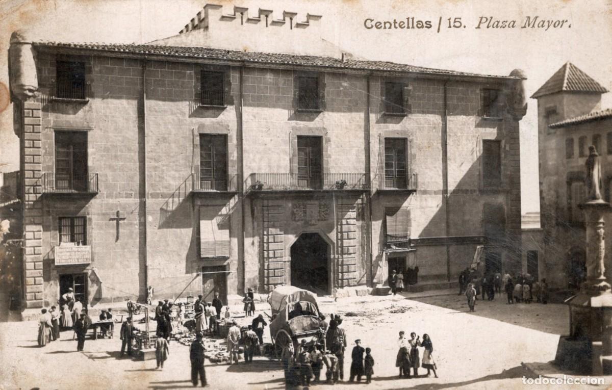 Postales: CENTELLAS. 15 PLAZA MAYOR - Foto 1