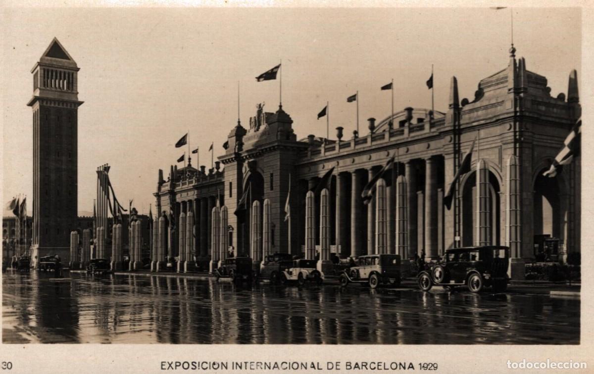 Postales: exposici&oacute;n internacional de Barcelona 1929 sin circular - Foto 1