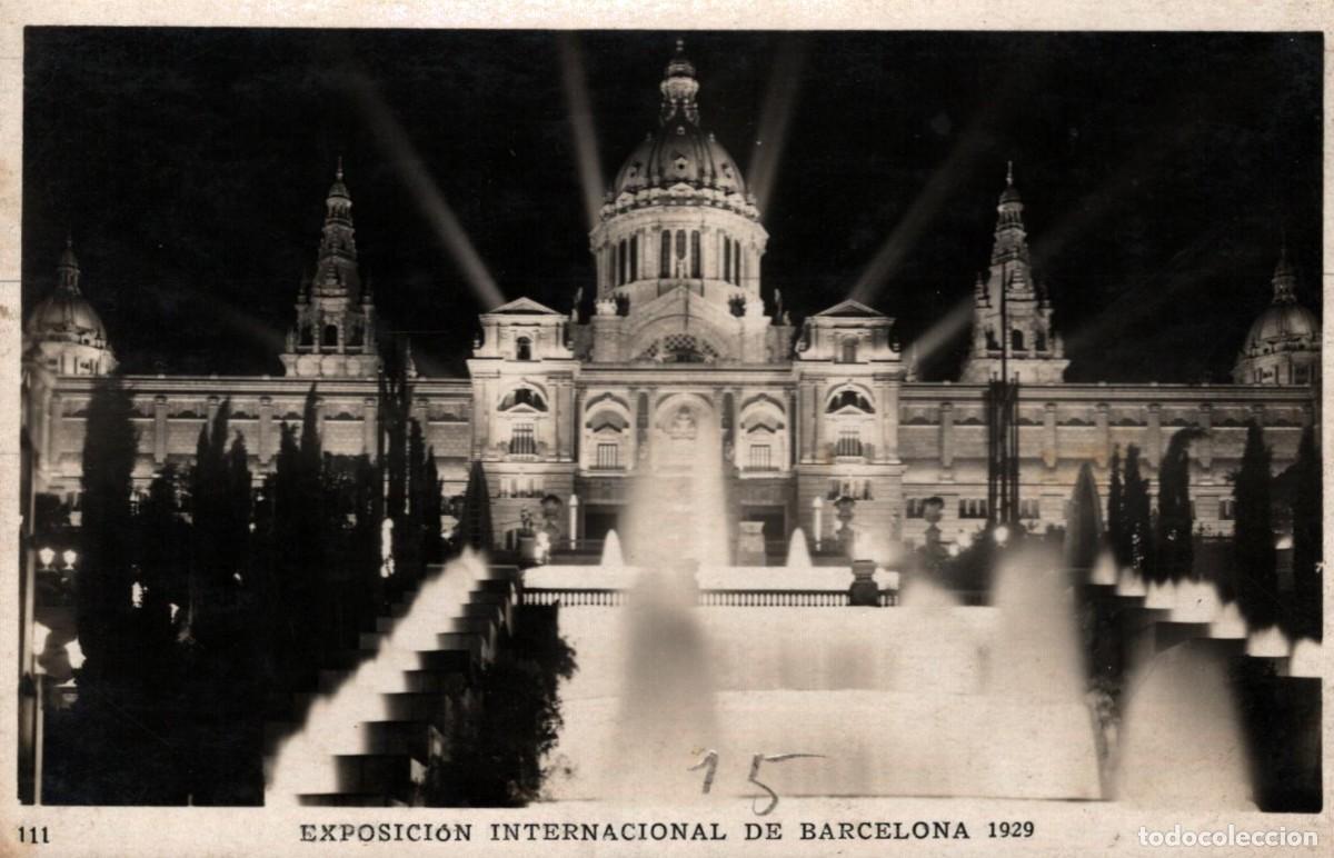 Postales: exposici&oacute;n internacional de Barcelona 1929 sin circular - Foto 1