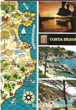 Cartes Postales: POSTAL A COLOR N&ordm; 2669 COSTA BRAVA ATARDECER EN EL PUERTO ACANTILADOS CEDOSA