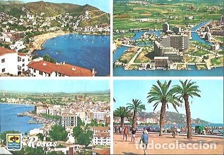 Cartoline: POSTAL A COLOR N&ordm; GE 3201 COSTA BRAVA ROSAS VARIOS ASPECTOS