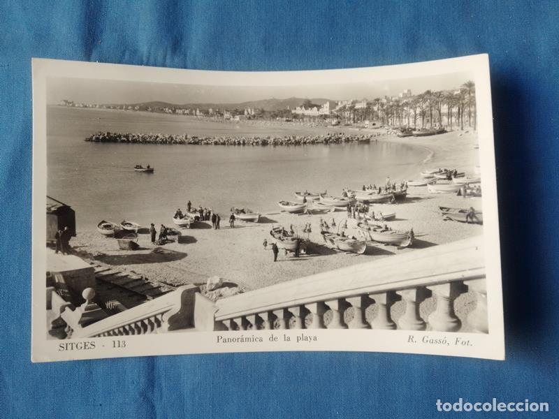 Postales: postal 113 Sitges escrita con sello - Foto 1