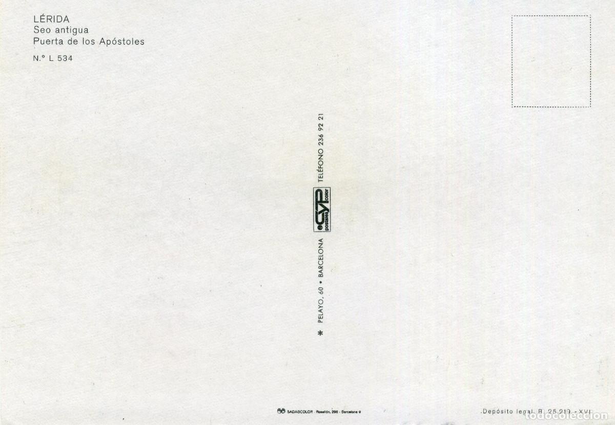 Postales: LERIDA - SEO ANTIGA - Foto 2