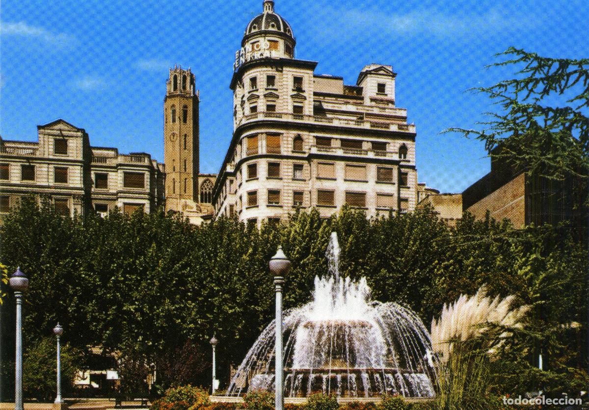 Postales: LERIDA - PLAZA DE LA PAZ - Foto 1