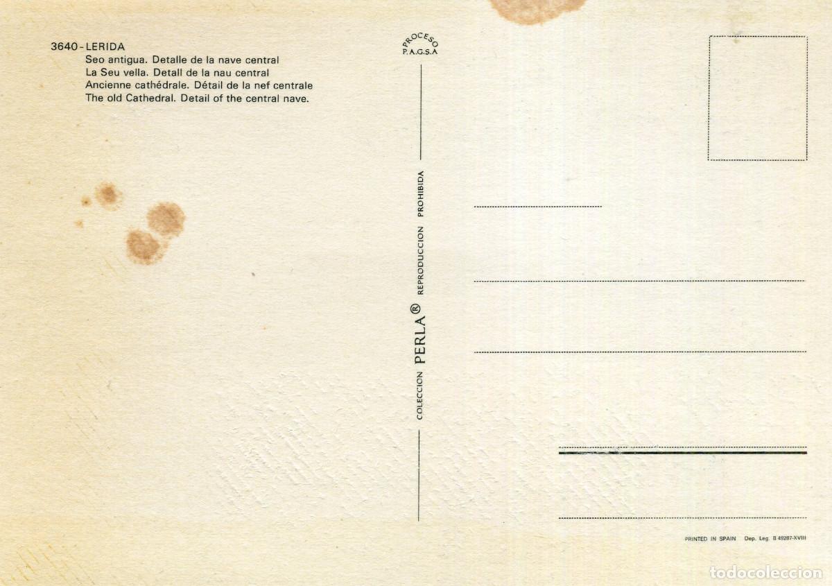 Postales: LERIDA - SEO ANTIGUA - Foto 2