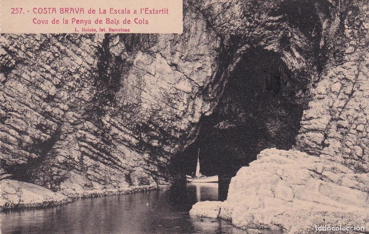 Postales: COSTA BRAVA - CUEVA DE LA PENYA DE BAIX DE COLS