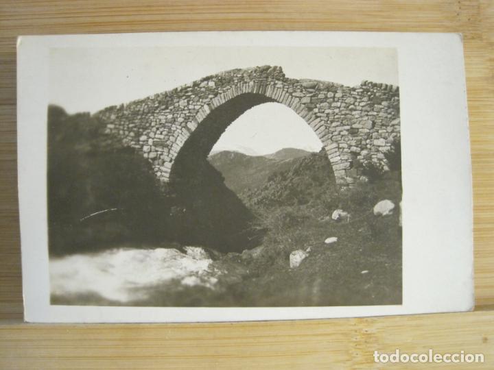 Postais: LUGAR SIN IDENTIFICAR-PUENTE DE PIEDRA-FOTOGRAFICA-POSTAL ANTIGUA-(102.603)