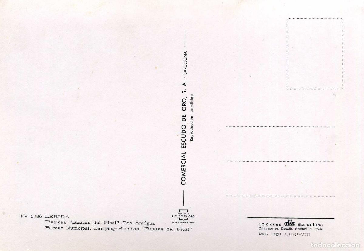 Postales: LERIDA - RECUERDO DE LERIDA - Foto 2