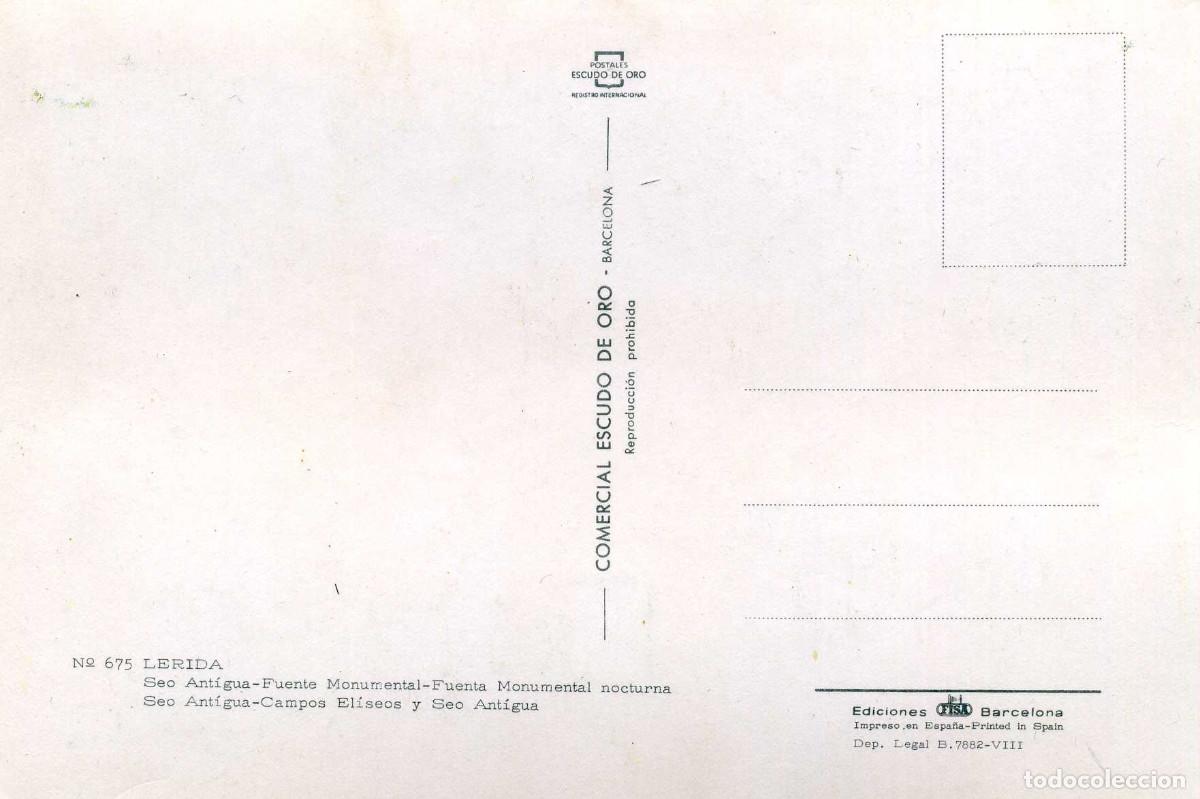 Postales: LERIDA - SEO ANTIGA - Foto 2
